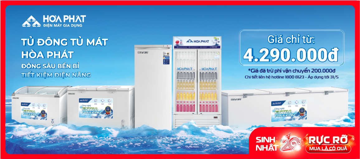 Tủ đông - Tủ mát \n Giá chỉ từ 4.290.000đ