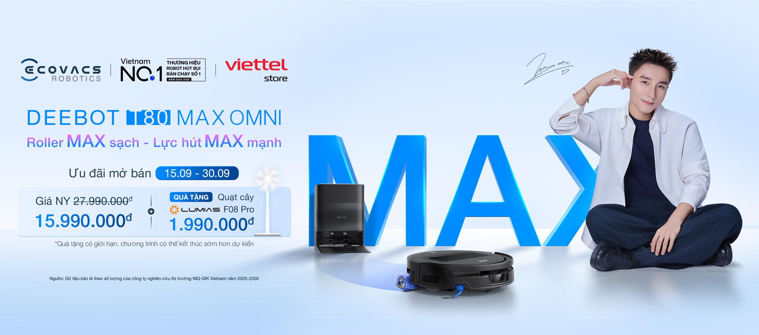 Robot T80 Max Omni \n Chỉ từ 15.990.000đ