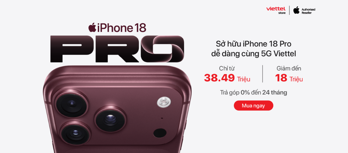 iPhone 18 Pro \n Giá chỉ từ 38,49 triệu