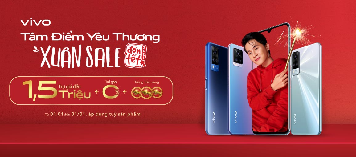 Vivo xuân sale \n Trợ giá đến 1.500.000Đ