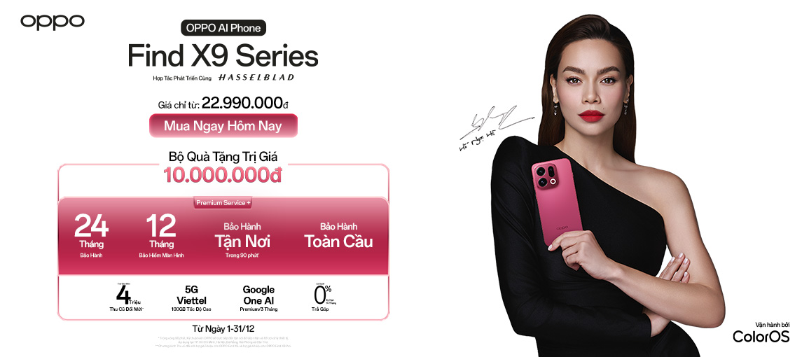 Find X9 Series \n Chỉ từ 22.990.000đ