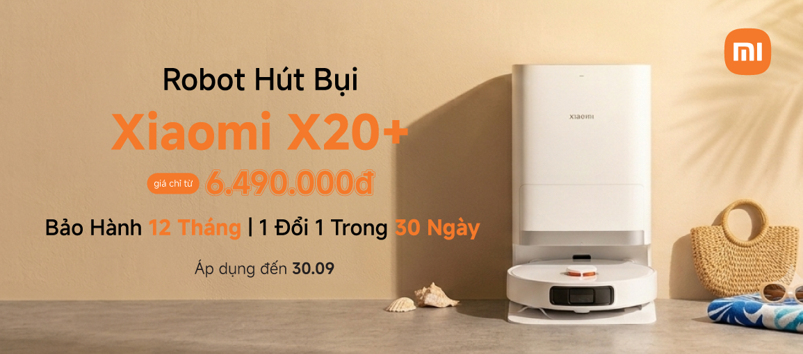 Robot Xiaomi X20+ \n Giá chỉ từ 6.490.000đ