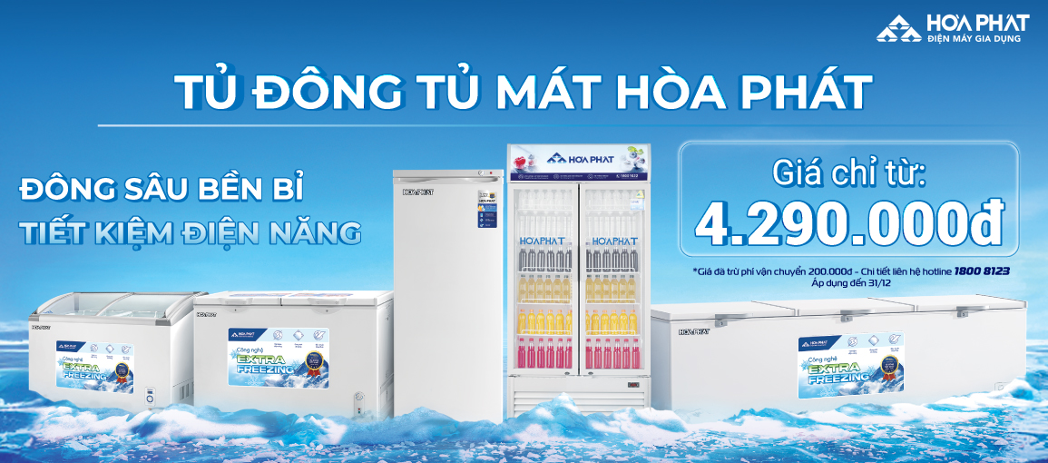 Tủ đông - Tủ mát \n Giá chỉ từ 4.290.000đ