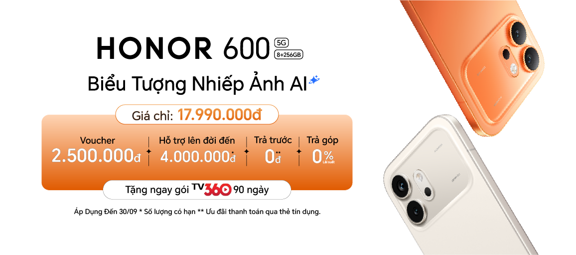 HONOR 600 \n Giá chỉ 17.99 triệu