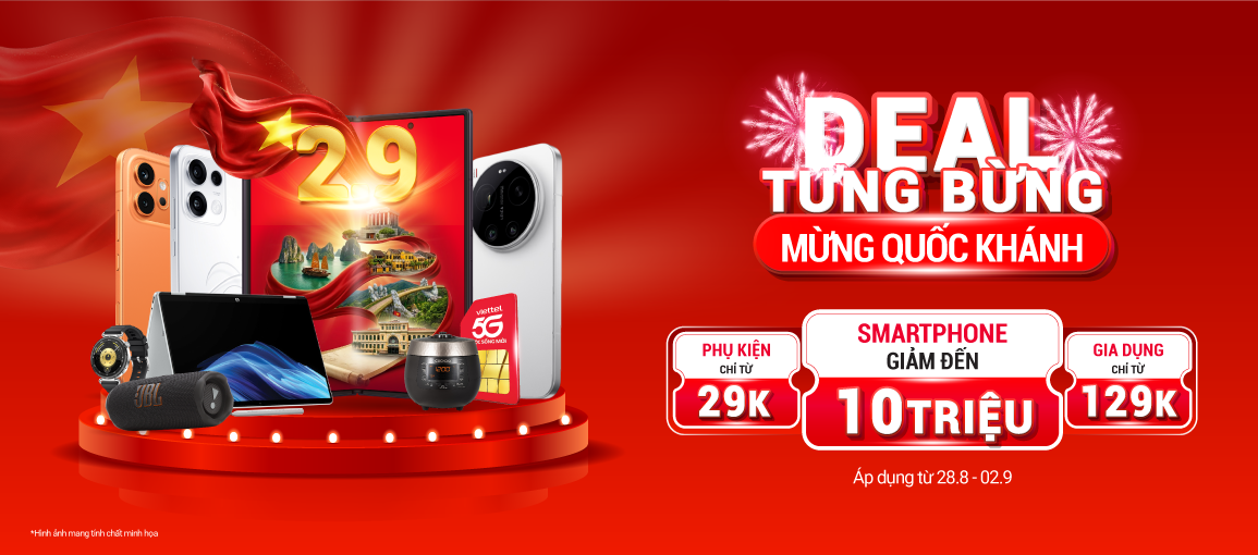 Deal Tưng Bừng \n Mừng Quốc Khánh