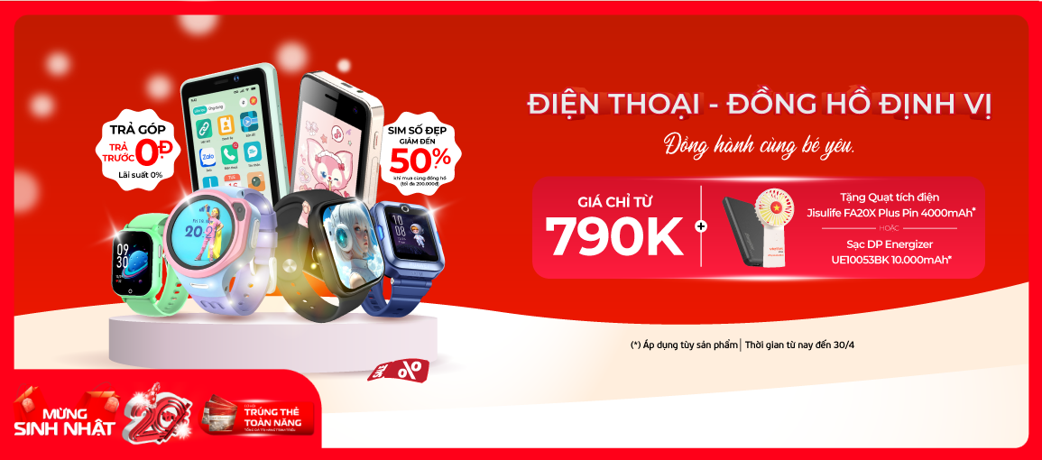 Đồng hồ định vị \n Giá chỉ từ 790.000đ