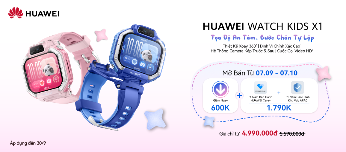 Huawei Watch Kids X1 \n Giá Chỉ Từ 4.990.000đ