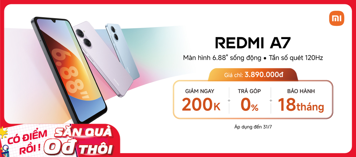 Redmi A7 Pro \n Giá chỉ 3.890.000đ