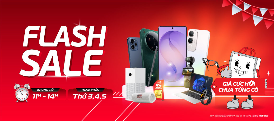 Flash Sale \n Từ 11h - 14h
