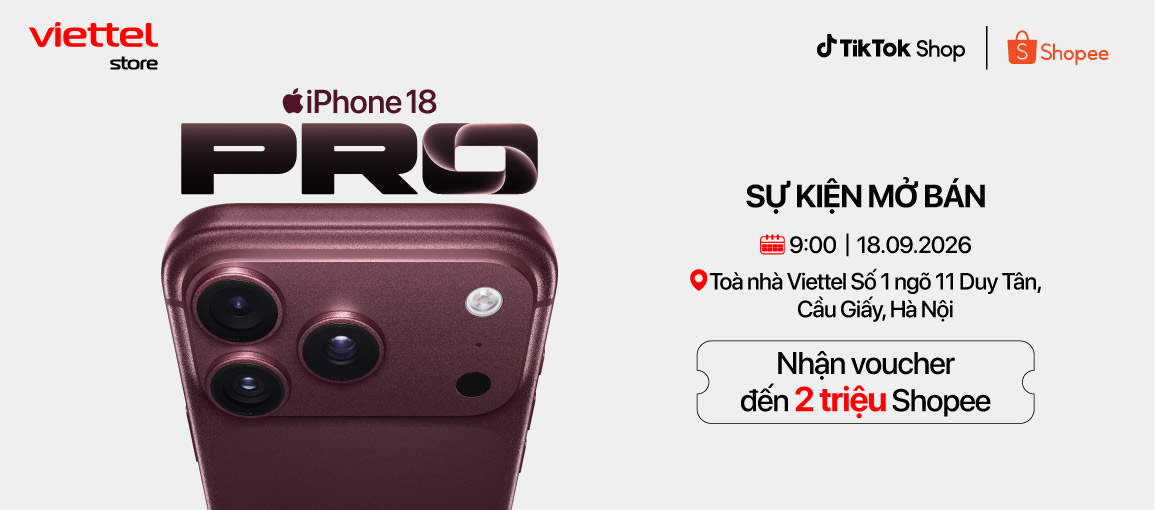 Sự Kiện Mở Bán \n iPhone 18 Pro