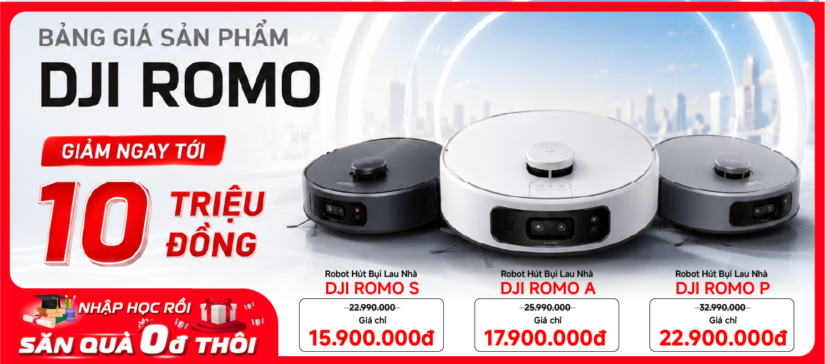 Robot DJI ROMO \n Giảm Tới 10 Triệu