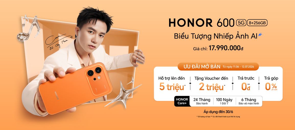 Honor 600  \n Giá chỉ 17.990.000đ