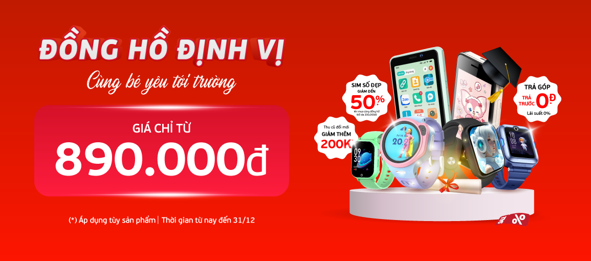 Đồng hồ định vị \n Giá chỉ từ 890.000đ