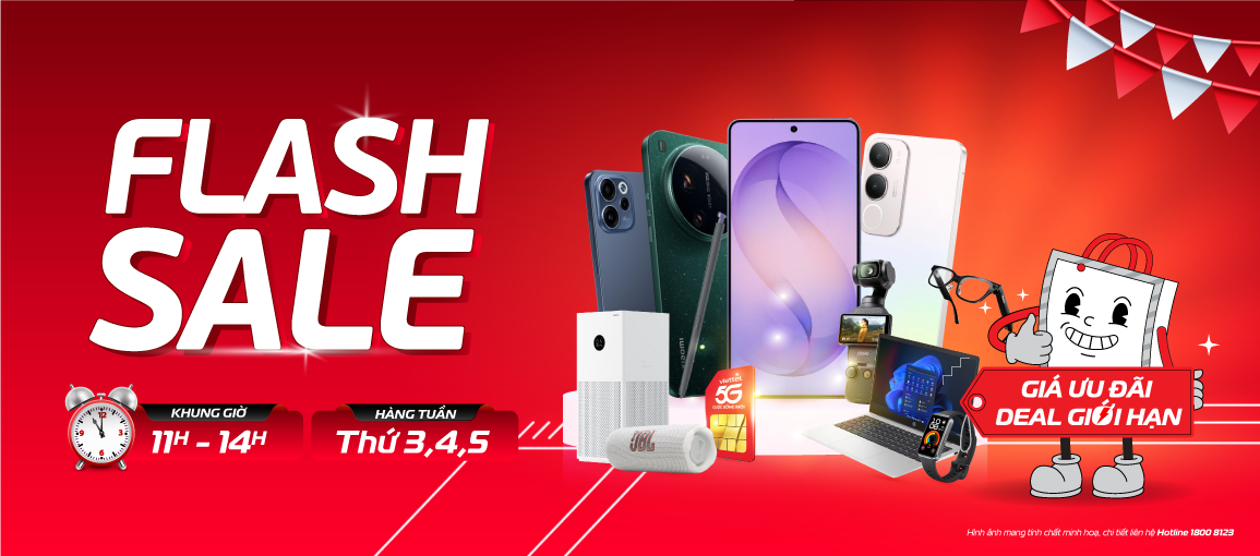 Flash Sale \n Từ 11h - 14h