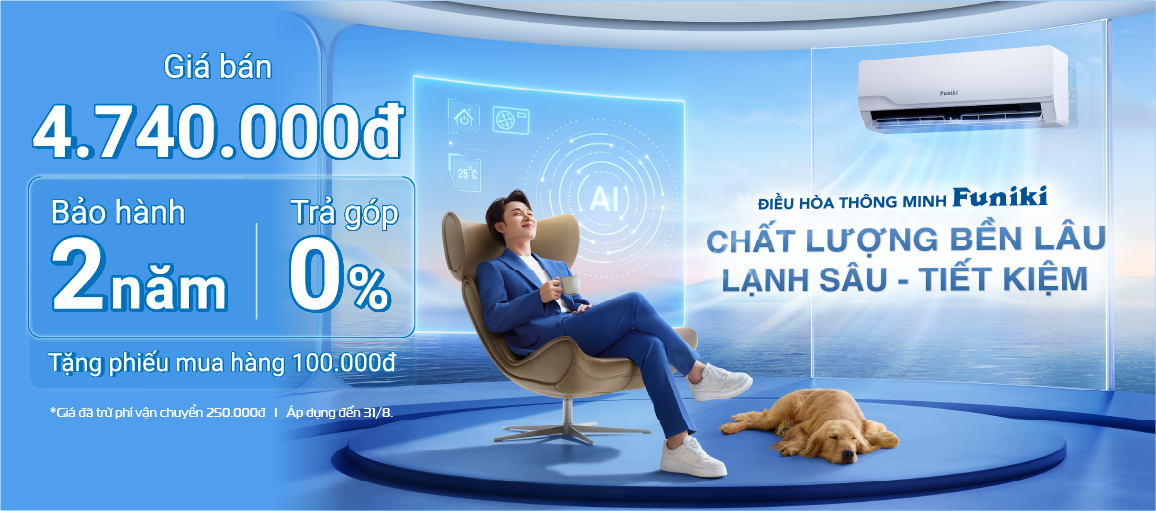 Điều hòa Funiki \n Giá chỉ từ 4.740.000đ