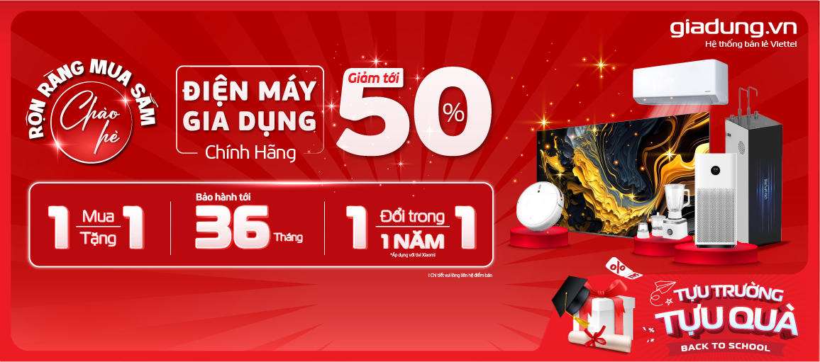 Điện Máy - Gia Dụng \n Giảm Tới 50%