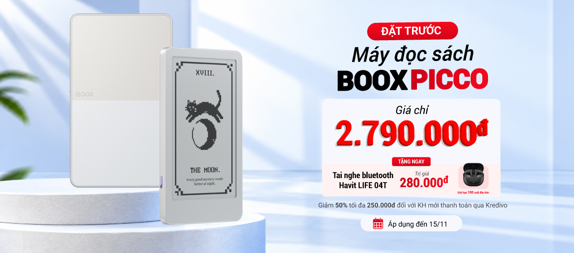 Đặt Trước máy đọc sách \n Boox Piccco