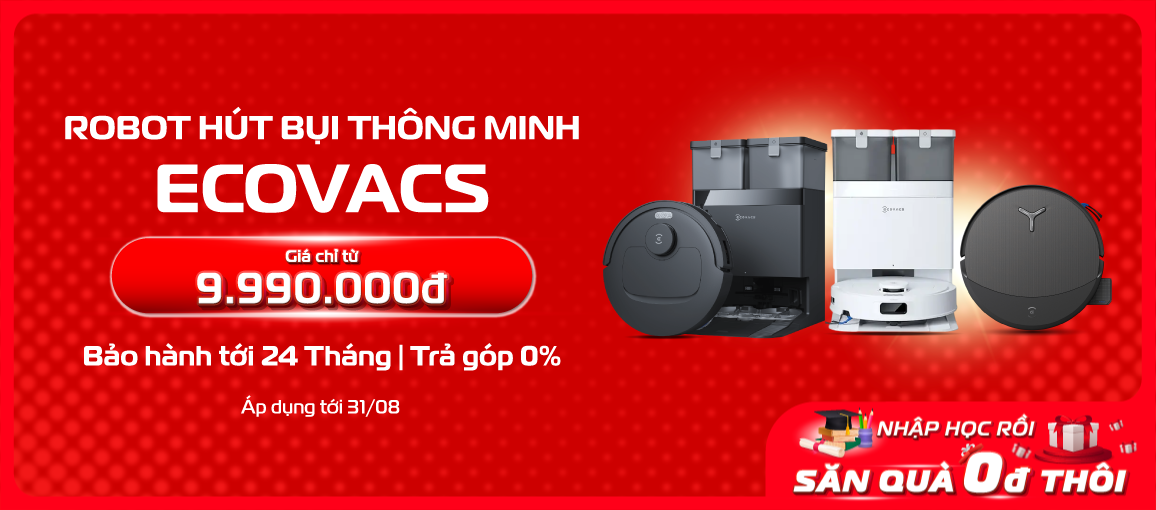 Robot Hút Bụi ECOVAC  \n Giá Chỉ từ 9.990.000đ