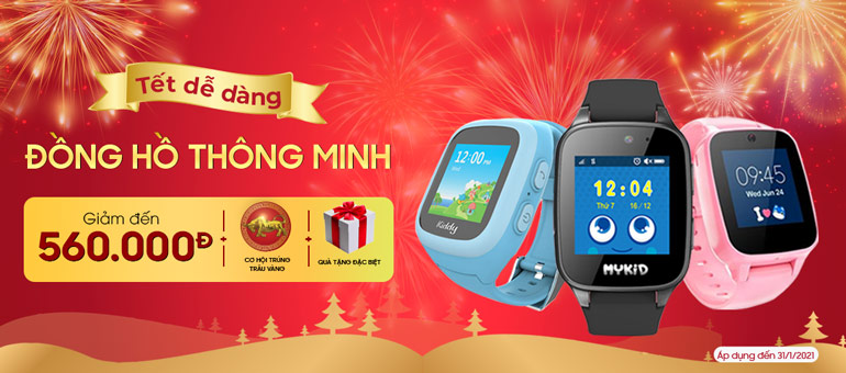 Đồng hồ thông minh trẻ em \n Giảm đến 560.000Đ