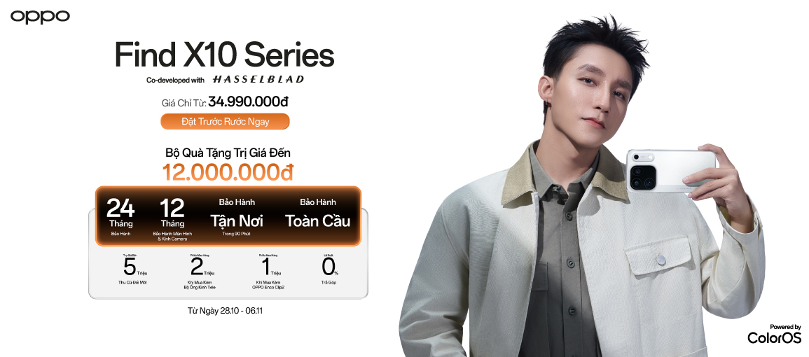 Đặt Trước Ngay \n Find X10 Series