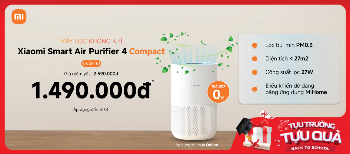 Máy Lọc Không Khí \n Giá Chỉ 1.490.000đ