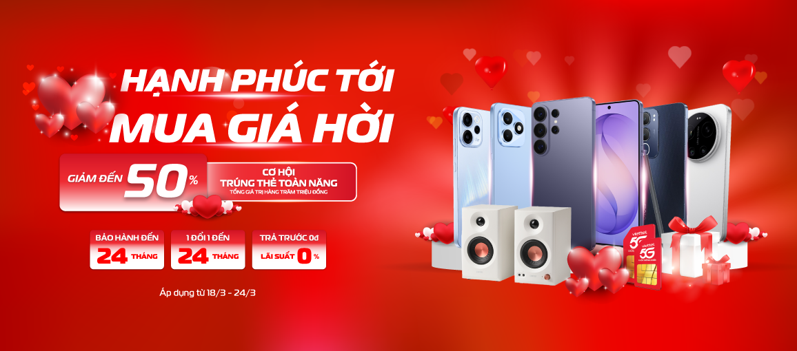 Hạnh Phúc Tới \n Mua Giá Hời Giảm 50%
