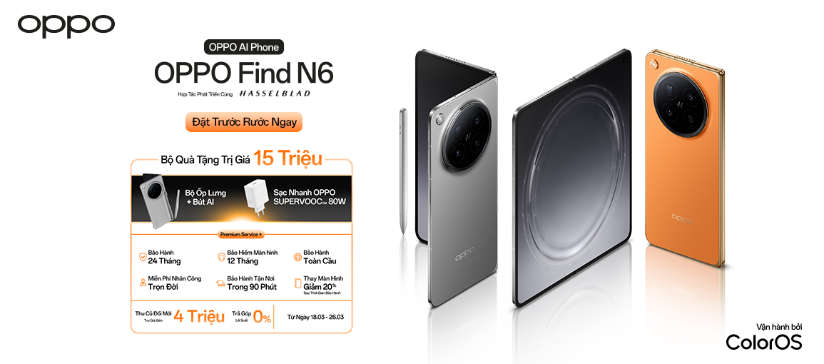 Đặt Trước Ngay \n OPPO Find N6