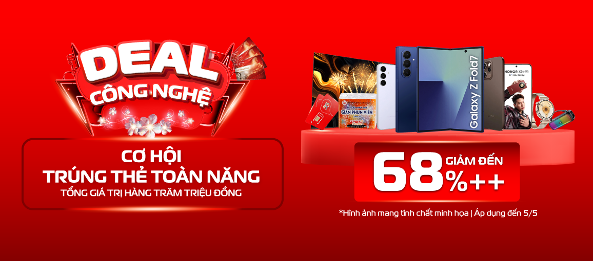 Deal công nghệ \n Giảm đến 68%++