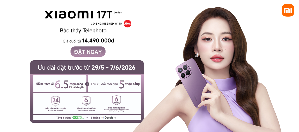 Đặt Trước Ngay \n Xiaomi 17T Series